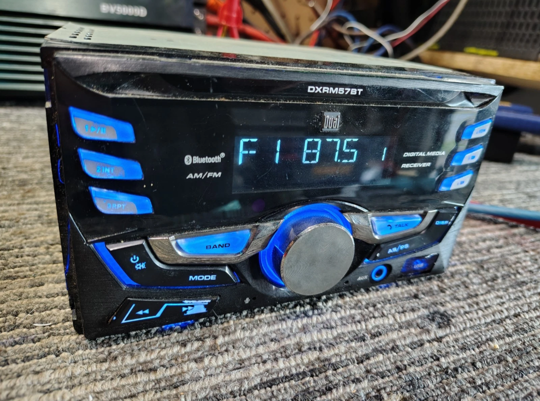 Dual DXRM57BT AM/FM Receiver with Bluetooth and USB Tested ✅