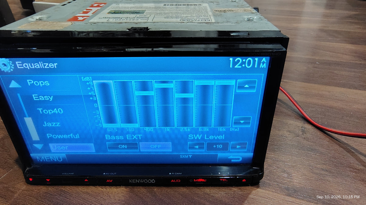 Kenwood Excelon DDX8901HD DVD Bluetooth USB Aux Tested ✅