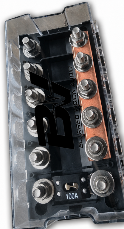 Blurred Vision Audio BV-6Mega 6 Spot Fuse Holder (Holder Only)