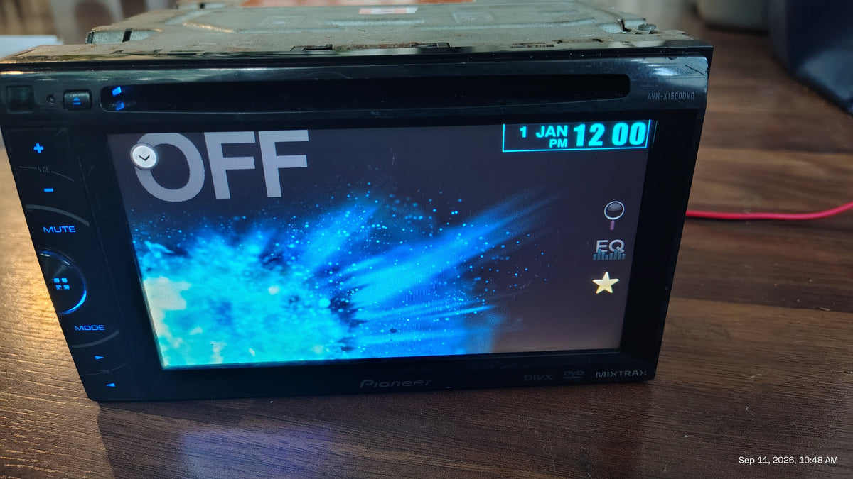 Pioneer AVH-X1500DVD Multimedia DVD Receiver 6.1" Double-DIN Tested ✅