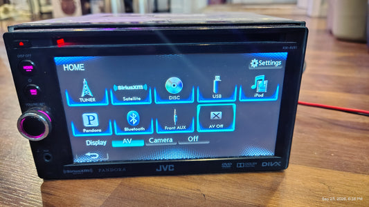 JVC KW-AV61BT Bluetooth DVD CD USB Touchscreen Receiver Tested ✅