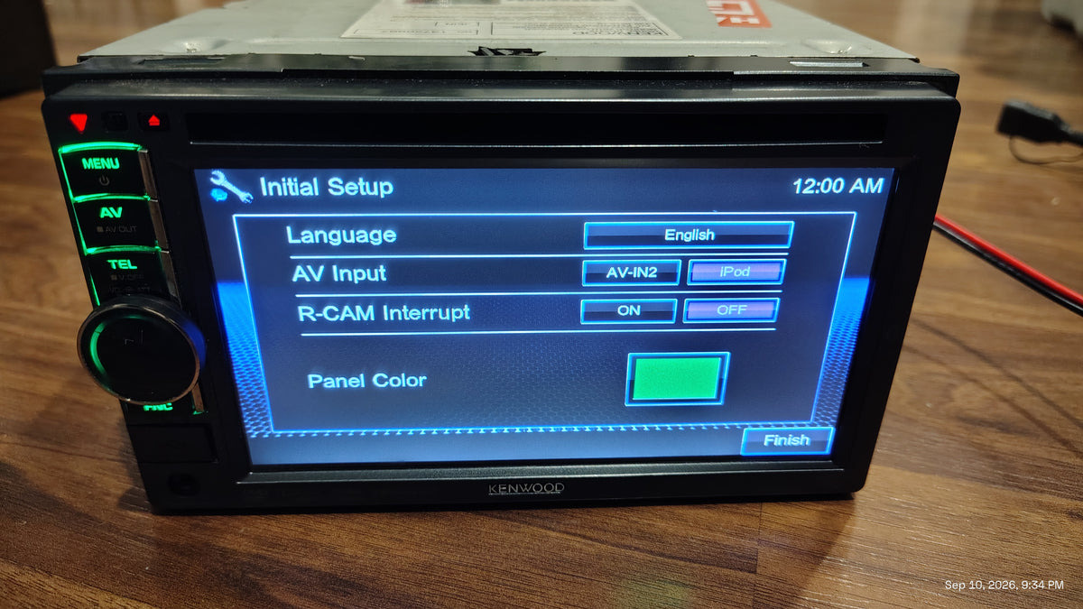 Kenwood DDX419BT Stereo Receiver 6.2" Touchscreen, Double DIN, Bluetooth, DVD/CD Tested ✅