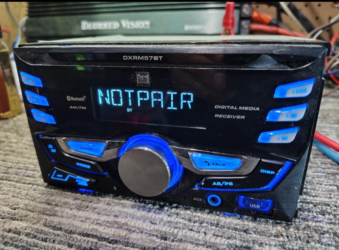 Dual DXRM57BT AM/FM Receiver with Bluetooth and USB Tested ✅
