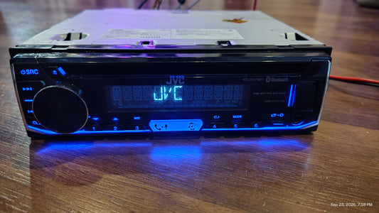 JVC KD-RD79BT 1 DIN In-Dash CD Receiver Head Unit Bluetooth USB Input Tested ✅
