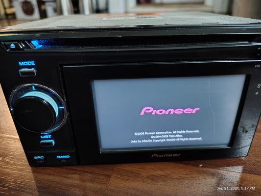 Pioneer AVIC-U310BT GPS  Navigation 4.3in Touchscreen Bluetooth USB  Tested ✅