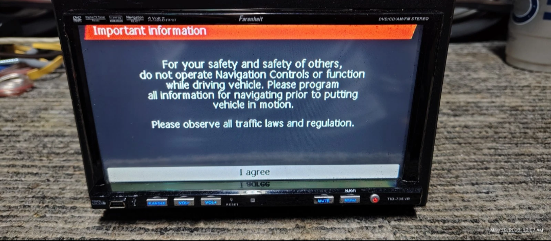 Farenheit TID-735NRBT Double Din 7 LCD/DVD Car Stereo Radio Tested ✅