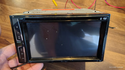 Pioneer AVH-200EX 2 DIN Touchscreen DVD Player Bluetooth USB AUX InDash Tested ✅