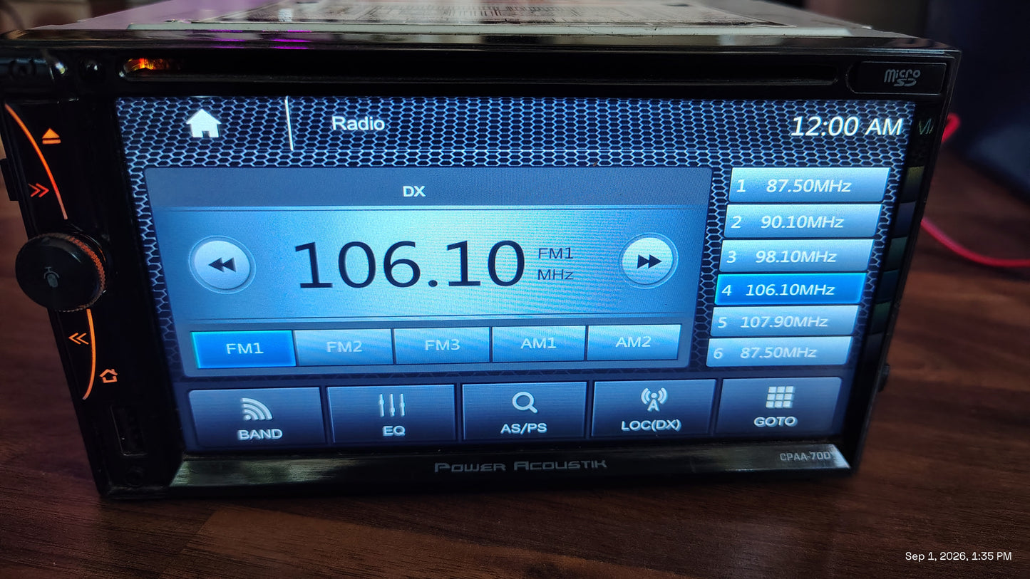 Power Acoustic CPAA-70D 7-Inch  Apple CarPlay Android Auto Tested ✅