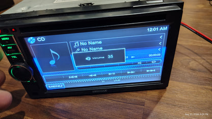 Kenwood DDX419BT Stereo Receiver 6.2" Touchscreen, Double DIN, Bluetooth, DVD/CD Tested ✅