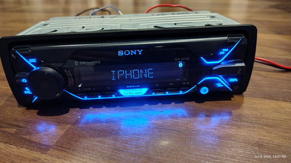 Sony DSX-A415BT 1 DIN Digital Media Receiver Bluetooth USB  SiriusXM Tested ✅