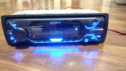 Sony DSX-A415BT 1 DIN Digital Media Receiver Bluetooth USB  SiriusXM Tested ✅