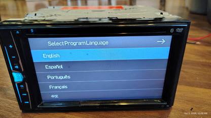 Pioneer AVH-200EX 2 DIN Touchscreen DVD Player Bluetooth USB AUX InDash Tested ✅