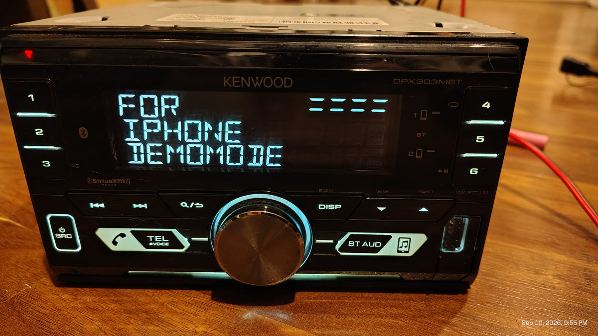 Kenwood DPX303MBT Bluetooth USB Aux Tested ✅