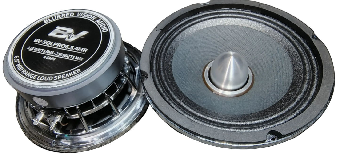Blurred Vision Audio BV-SQLPRO6.5.4MR – 6.5” Midrange Loudspeakers (Sold In Pairs)
