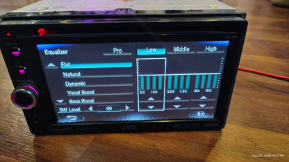 JVC KW-AV61BT Bluetooth DVD CD USB Touchscreen Receiver Tested ✅