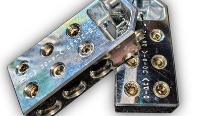2*Blurred Vision Audio BV6SPOT- High Quality BOLT DOWN SET SCREW TYPE BATTERY TERMINAL