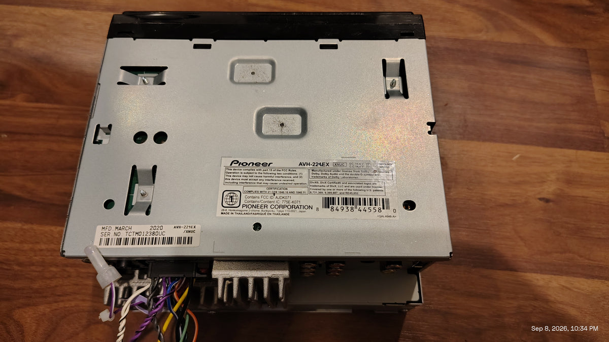 Pioneer AVH-221EX 6.2" Display Multimedia DVD-Receiver Tested ✅