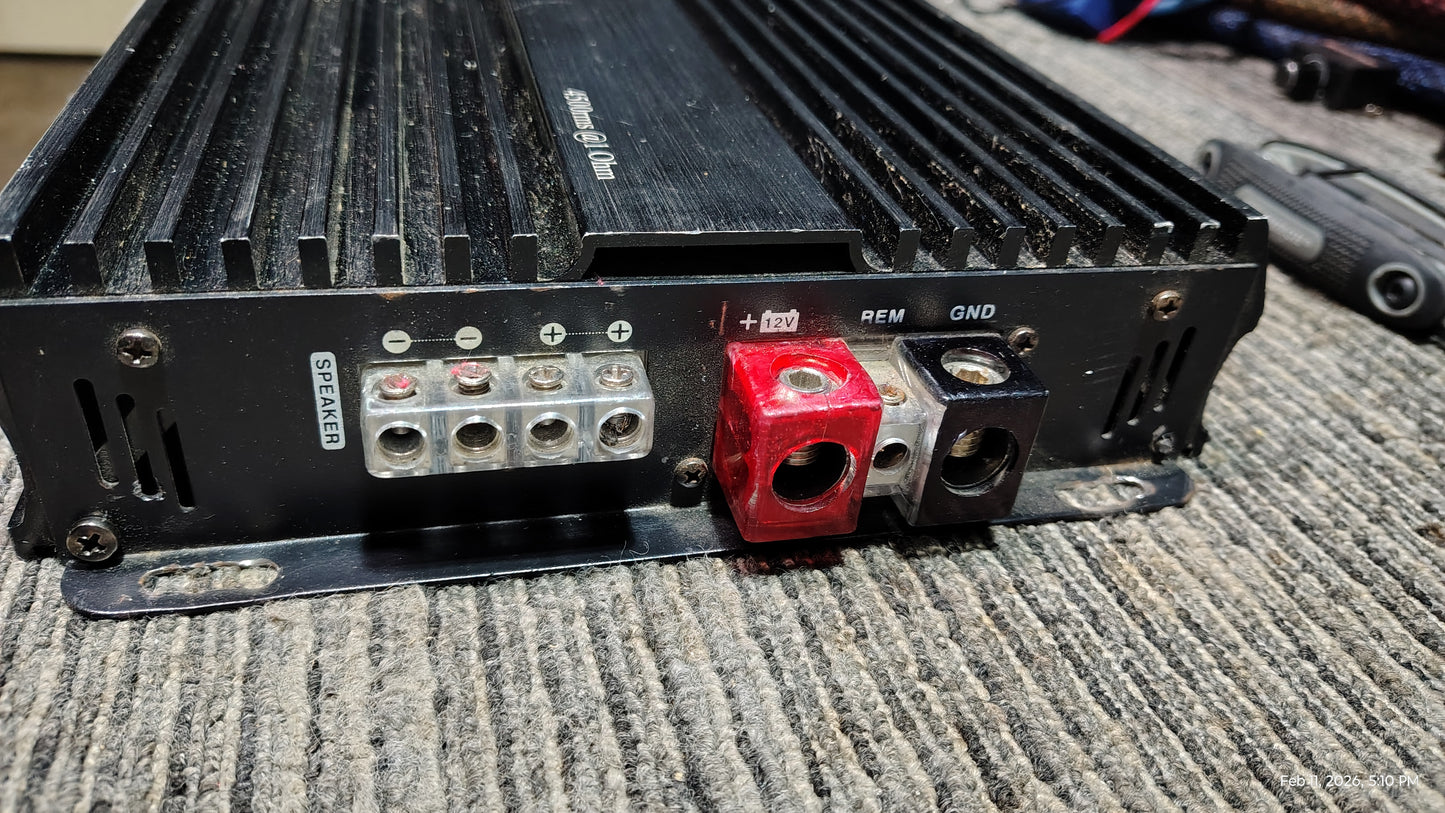 Blurred Vision Audio BV4500.1D Class D Monoblock Amplifier (4500Rms) Tested ✅