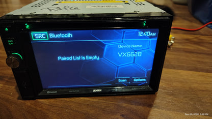 Jensen VX6628 Bluetooth Navigation Usb Aux Tested ✅