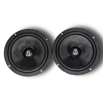 BLURRED VISION AUDIO — COMPLETE 4-SPEAKERS+ 4 TWEETERS+ 4 CROSSOVERS COMPONENT SYSTEM + 80.4 AMPLIFIER PACKAGE