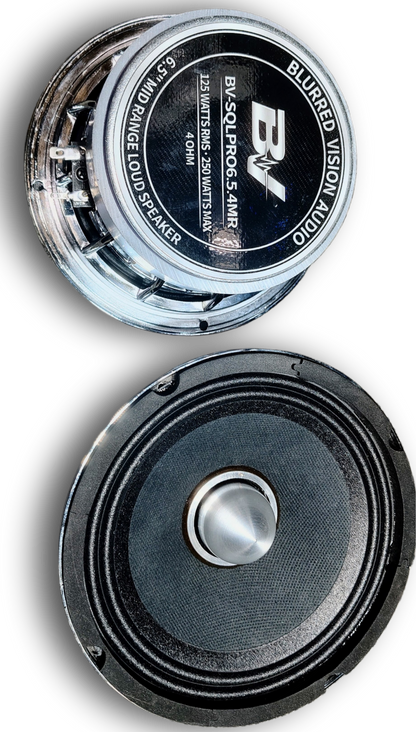 Blurred Vision Audio BV-SQLPRO6.5.4MR – 6.5” Midrange Loudspeakers (Sold In Pairs)