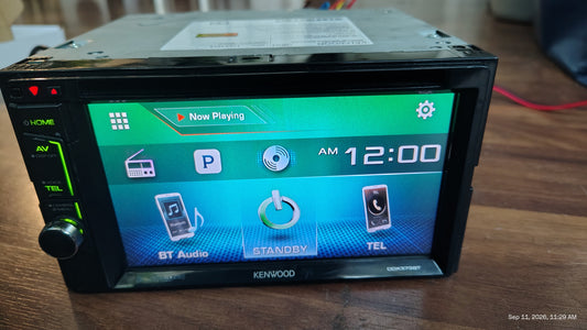 Kenwood DDX373BT 6.2" 2 DIN Touchscreen AM/FM Tuner DVD CD Bluetooth Tested ✅
