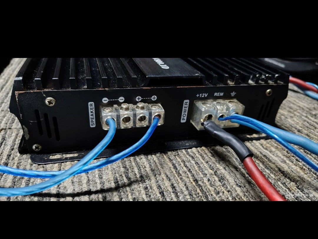 Blurred Vision Audio BV-800.1D Class D Monoblock Amplifier Tested ✅(Used On Test Bench)