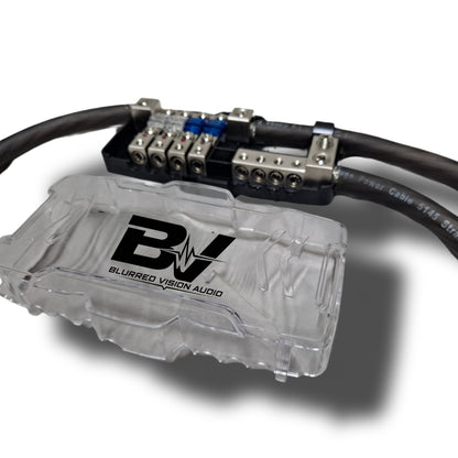 Blurred Vision Audio BV-PGDISTRO POWER & GROUND DISTRIBUTION BLOCK With 6 MINI ANL FUSES & HOLDER