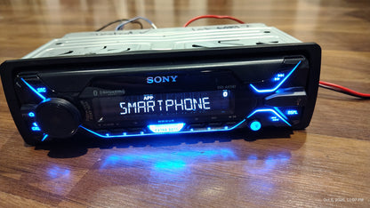 Sony DSX-A415BT 1 DIN Digital Media Receiver Bluetooth USB  SiriusXM Tested ✅