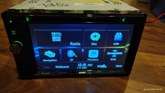 Jensen VX6628 Bluetooth Navigation Usb Aux Tested ✅