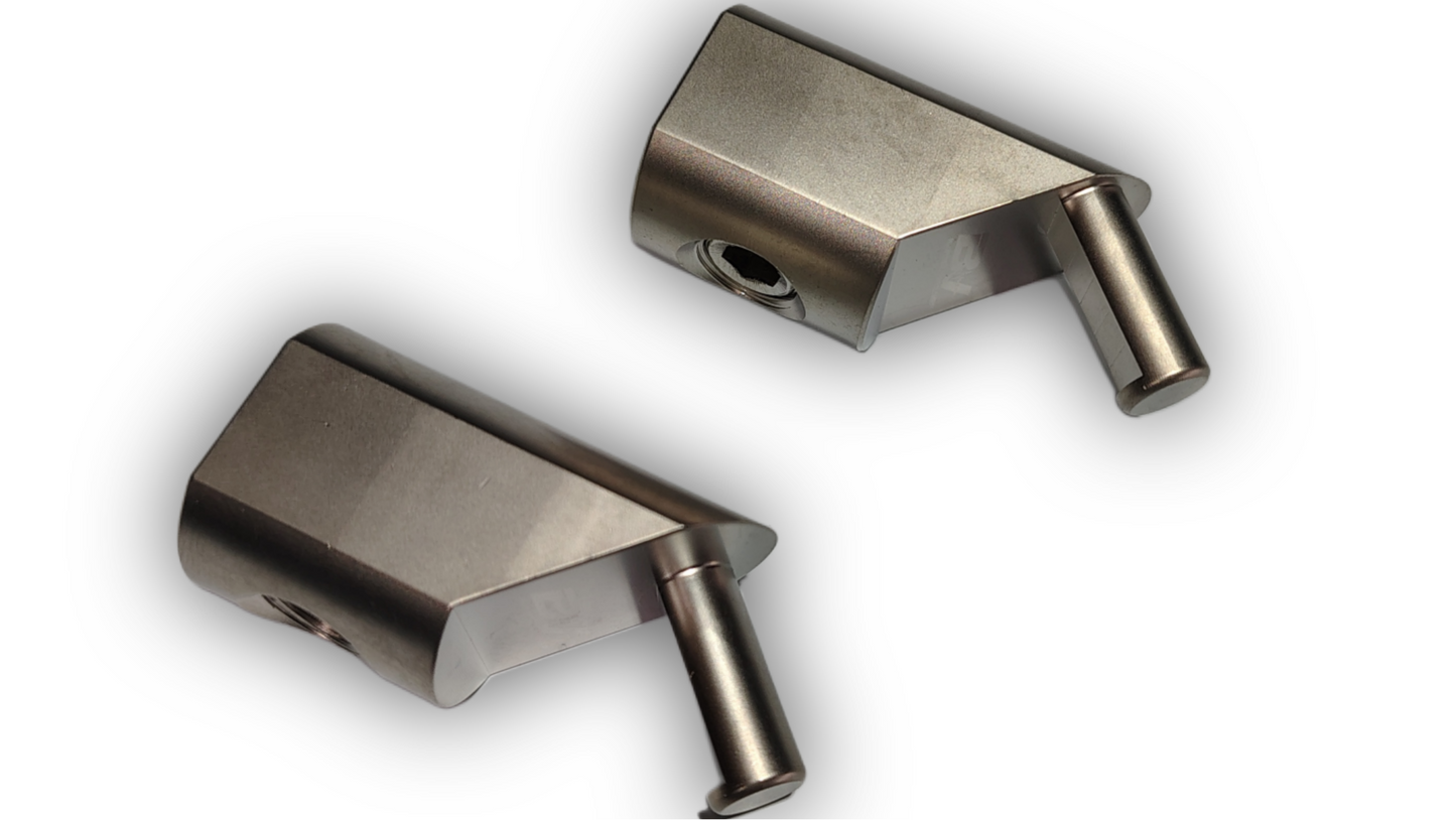 Blurred Vision Audio BV-AG10R
Pair of Angled Off Set 4 AWG to 1/0 AWG Amplifier Input Reducers