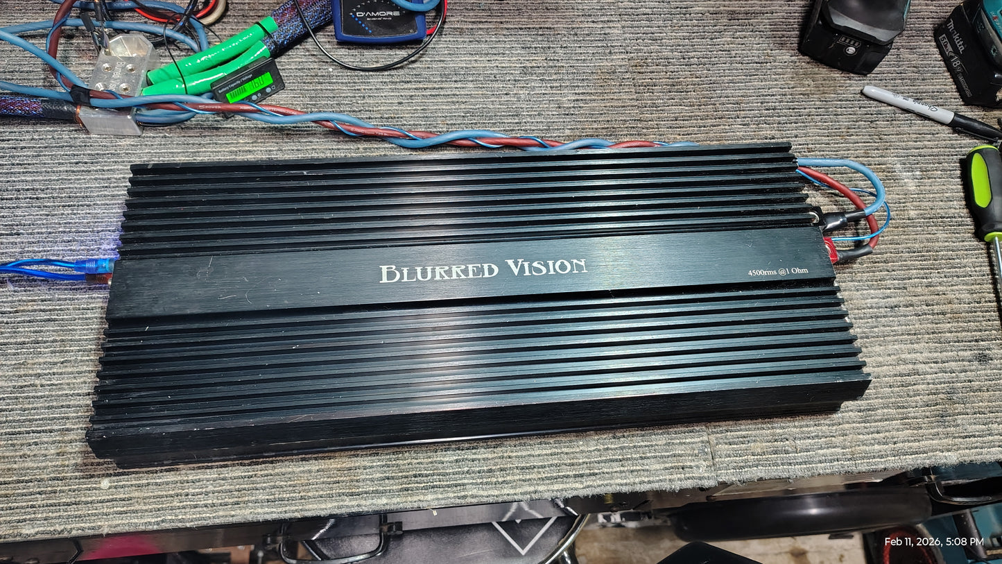 Blurred Vision Audio BV4500.1D Class D Monoblock Amplifier (4500Rms) Tested ✅