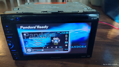 Pioneer AVH-100DVD 2 DIN 6.2in Touchscreen CD/DVD Player USB  AUX Tested ✅