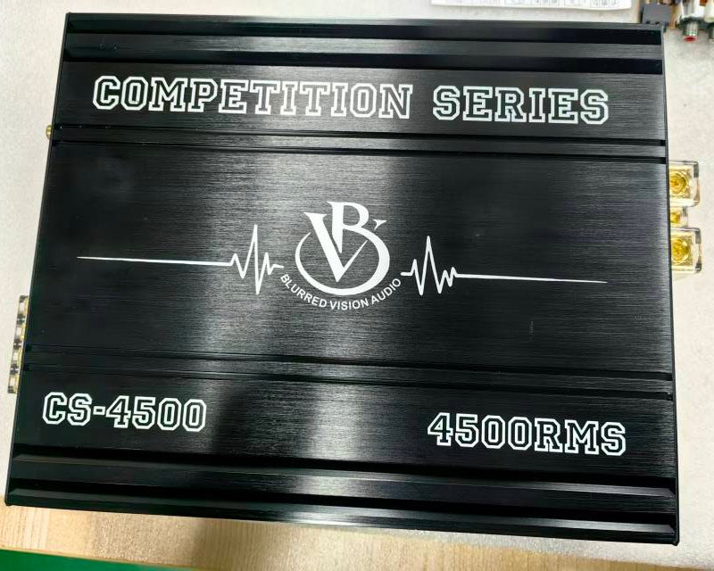 Blurred Vision Audio CS-4500 Competition Series Monoblock Amplifier (4500RMS) 0.5 Ohm