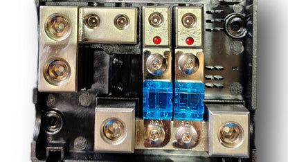 Blurred Vision Audio BV-MINIPGDISTRO
High-Performance Power & Ground Distribution Block with 2 Mini-ANL Fuses & Holder
