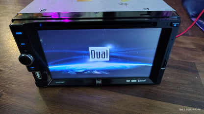 Dual Car Stereo CD DVD Model XDVD210  Tested ✅