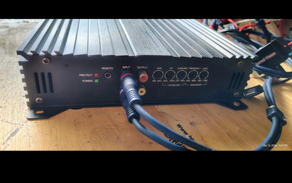 Blurred Vision Audio BV2000.1D Class D Monoblock Amplifier Used Tested ✅(Used On Test Bench)