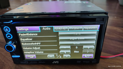 JVC KW-NT50HDT Navigation Receiver 6.8 Inch Tested ✅