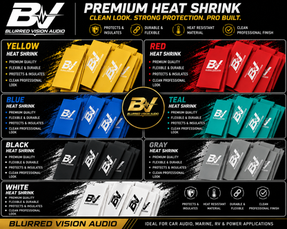 Blurred Vision Audio BV-HS Heat Shrink Sold in Packs of 10