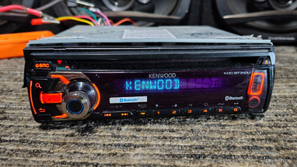 Kenwood KDC-BT310U 1 DIN CD Player Car Stereo Bluetooth AUX  Input Tested ✅