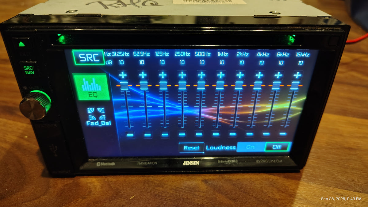 Jensen VX6628 Bluetooth Navigation Usb Aux Tested ✅