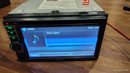 Kenwood DDX419BT Stereo Receiver 6.2" Touchscreen, Double DIN, Bluetooth, DVD/CD Tested ✅