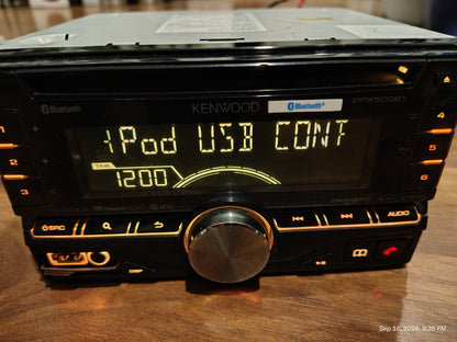 Kenwood DPX500BT 2 DIN In-Dash CD Player Receiver Bluetooth USB  AUX Tested ✅