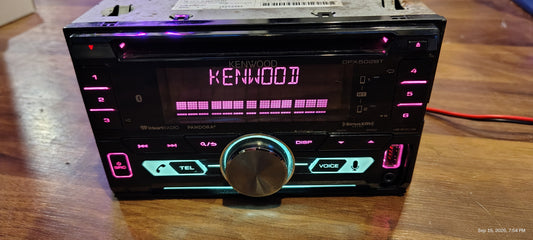 Kenwood DPX502BT 2 DIN CD Bluetooth USB AUX Pandora SiriusXM Tested ✅
