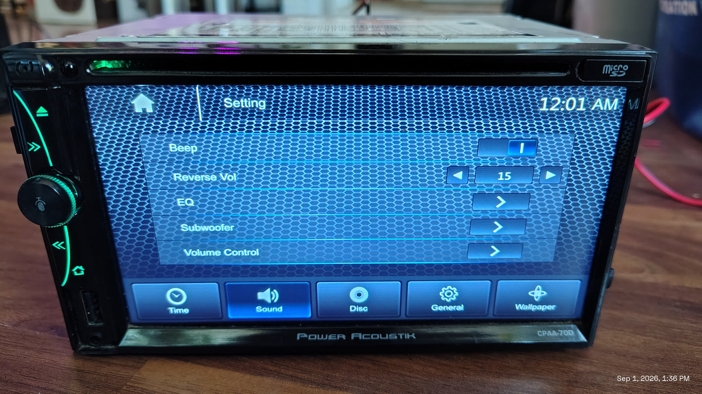 Power Acoustic CPAA-70D 7-Inch  Apple CarPlay Android Auto Tested ✅