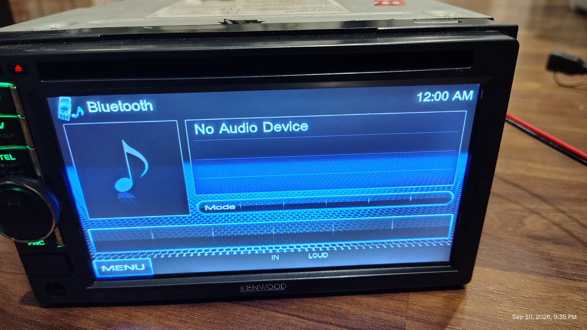 Kenwood DDX419BT Stereo Receiver 6.2" Touchscreen, Double DIN, Bluetooth, DVD/CD Tested ✅