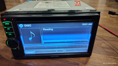 Kenwood DDX419BT Stereo Receiver 6.2" Touchscreen, Double DIN, Bluetooth, DVD/CD Tested ✅