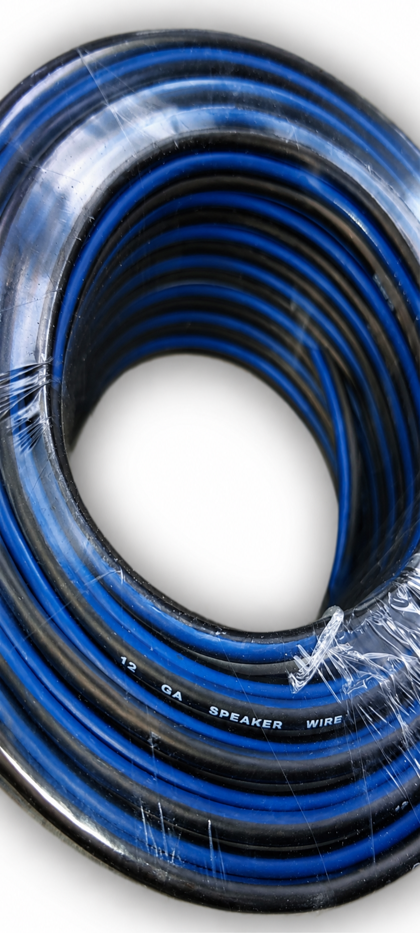 Blurred Vision Audio BV12GCCA Series Premium Speaker Wire 100'Ft (Blue/Black)