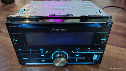 Pioneer FH-X830BHS Double Din CD Bluetooth USB HD Radio Stereo Tested ✅