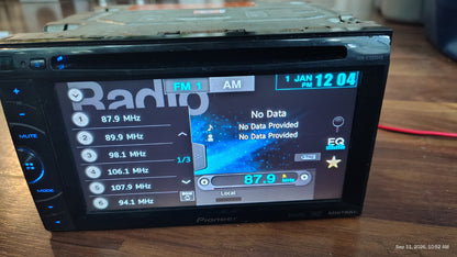 Pioneer AVH-X1500DVD Multimedia DVD Receiver 6.1" Double-DIN Tested ✅